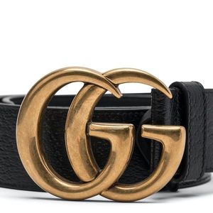 Wide, authentic Gucci belt